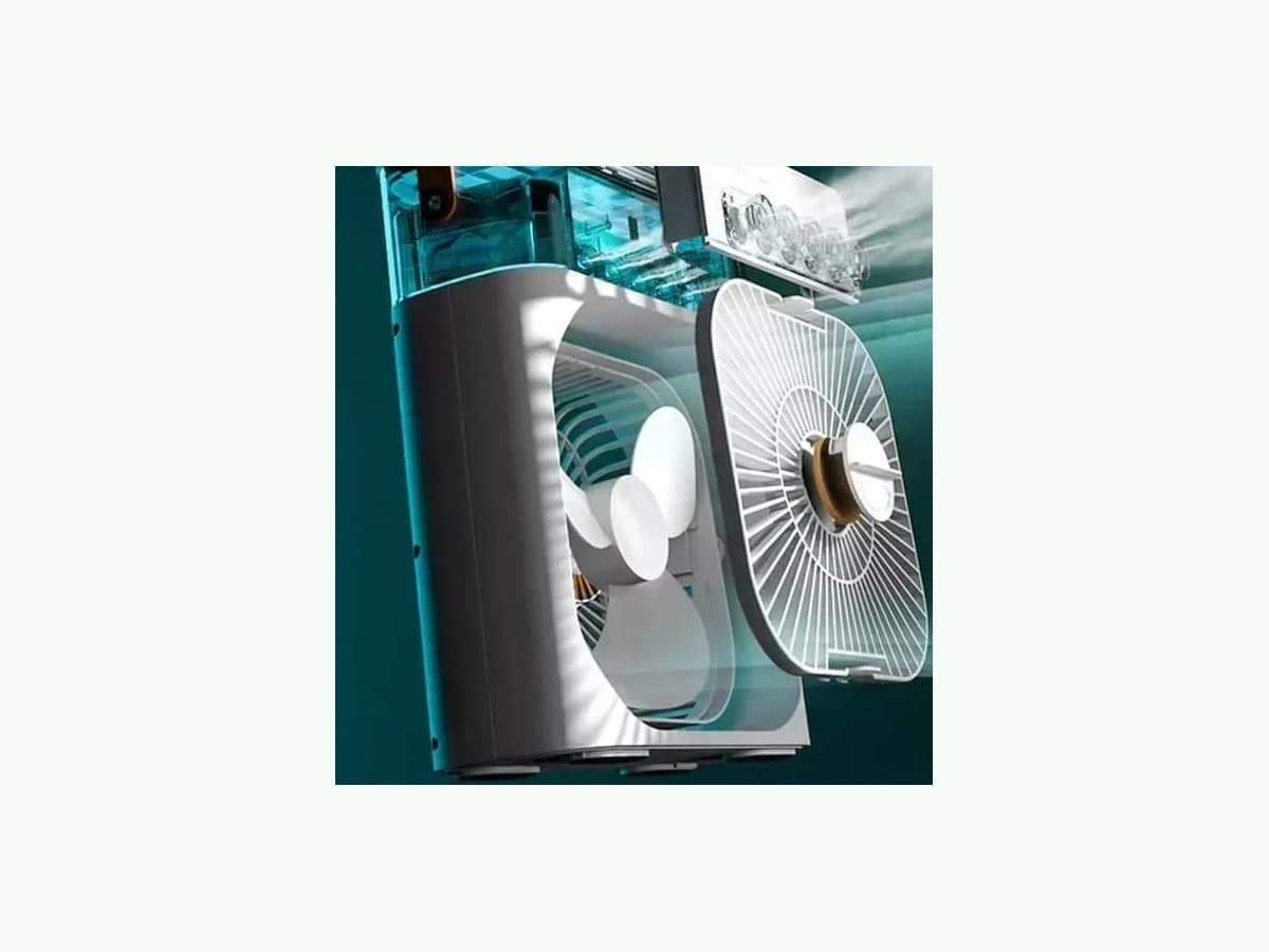 BreezeCube diffusant une brume fraiche